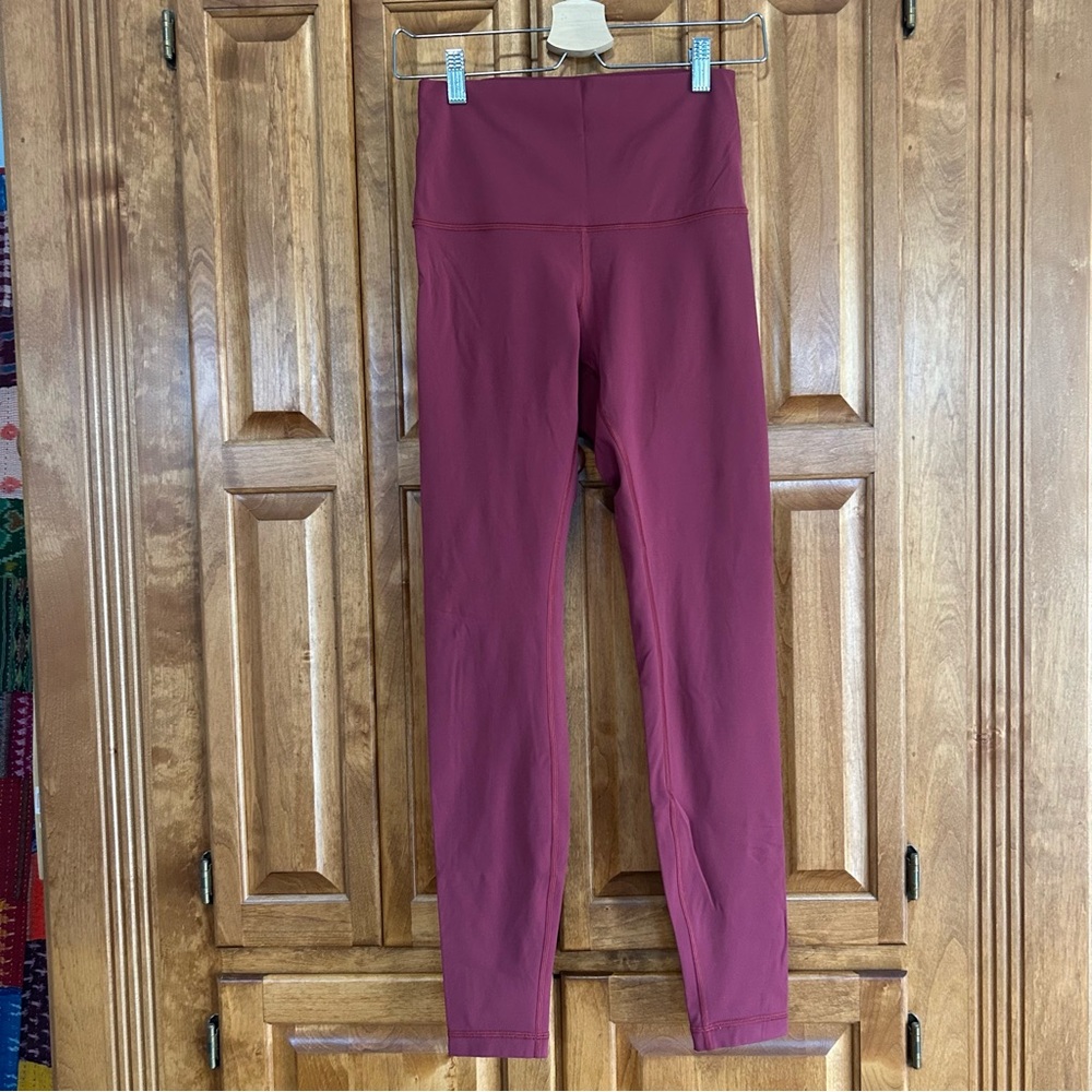 lululemon athletica Burgundy Leggings